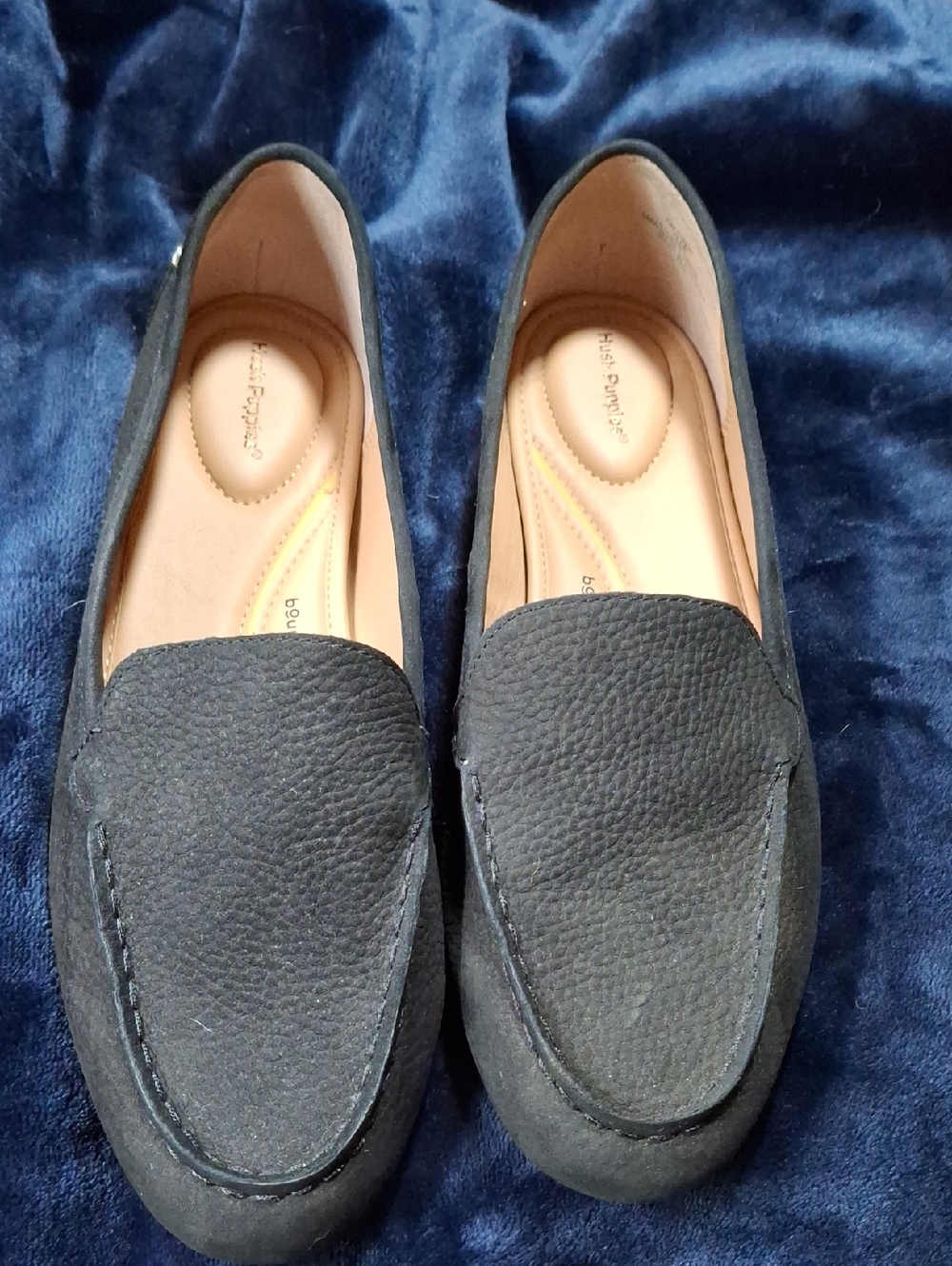 Hush Puppies Black Women's Slip-On Loafers